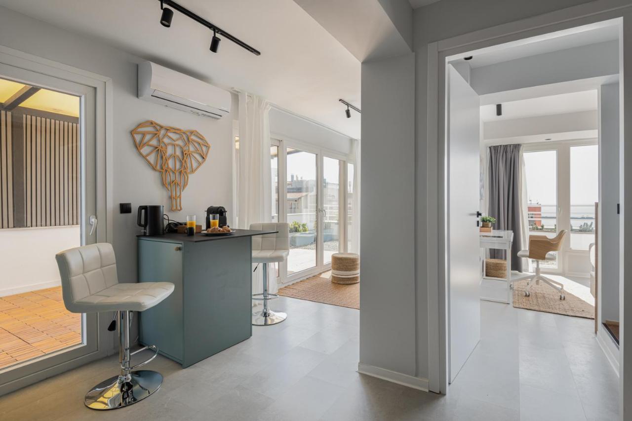 Port De L'Eau Roof Garden Apartment Thessaloniki Exterior photo